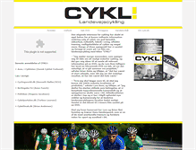 Tablet Screenshot of cykl.dk